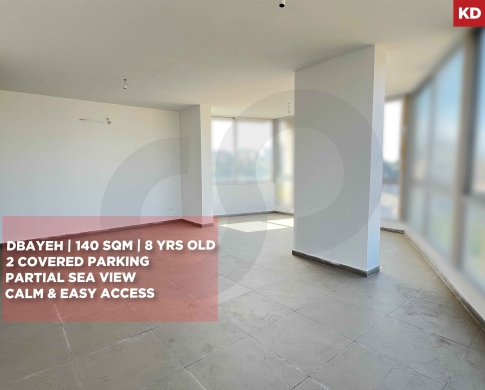 3 BEDROOMS/PRIME LOCATION/MOUNTAIN & SEA VIEWS/DBAYE,METN/ضبية/REF#KD141654 !