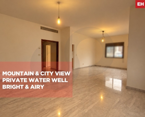 165 sqm Apartment for Sale/Mountain And City View/JDAIDE-METN/جديده/REF#EH141707