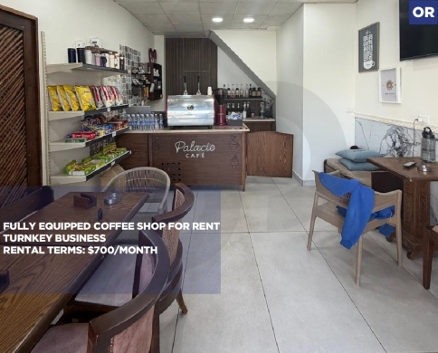 Coffee Shop for Rent/Fully Equipped/Prime Location/CHOUEIFAT-ALEY/شويفات /REF#OR141782