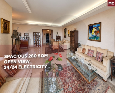 Spacious 280 sqm/well-maintained building/pleasant view/Jnah ,BEIRUT/الجناح /REF#MC141770