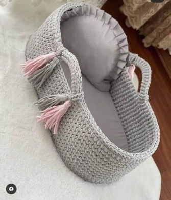 Handmade Crochet Baby Nest