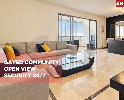Apartment for Sale/Gated community/Open view/ACHRAFIEH-BEIRUT/اشرفيه /REF#AM141945