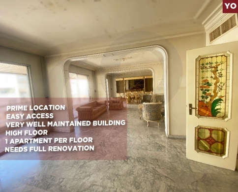 high floor/well-maintained building/full renovation/Mar Elias,BEIRUT/ مار إلياس/REF#YO142050