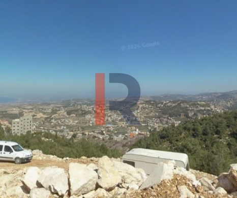 R9-3802 Land for Sale in Assoun – Danniyeh, 1,000 m², Panoramic Mountain View