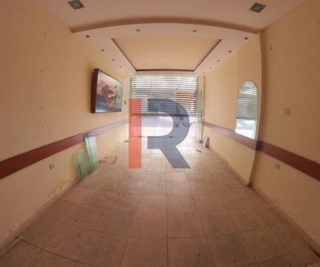 R9-2908 Shop for Rent in Nakabet El Ateba Tripoli – 62 m², Two Floors, Wide Facade